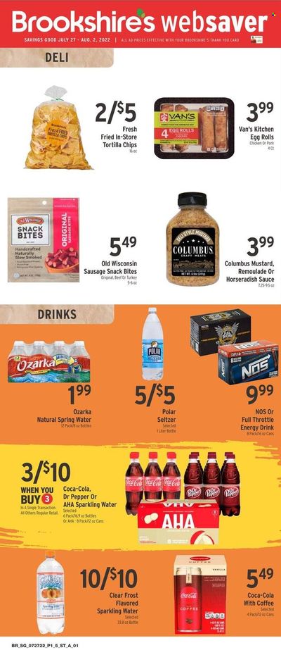 Brookshires (AR, LA, TX) Weekly Ad Flyer July 27 to August 3
