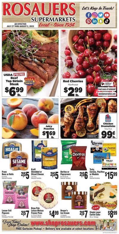 Rosauers (ID, MT, OR, WA) Weekly Ad Flyer July 27 to August 3
