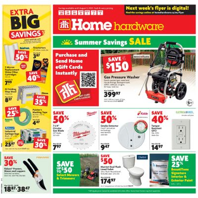 Home Hardware (Atlantic) Flyer July 28 to August 3
