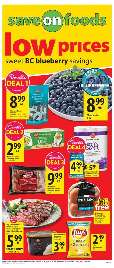 Save on Foods (SK) Flyer July 28 to August 3
