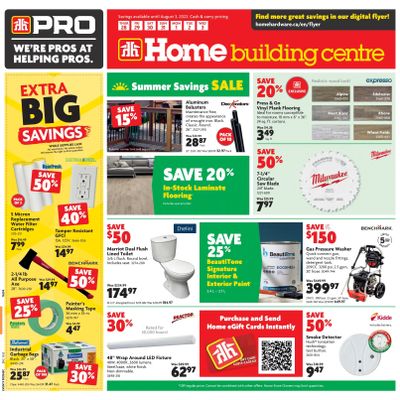 Home Building Centre (Atlantic) Flyer July 28 to August 3 