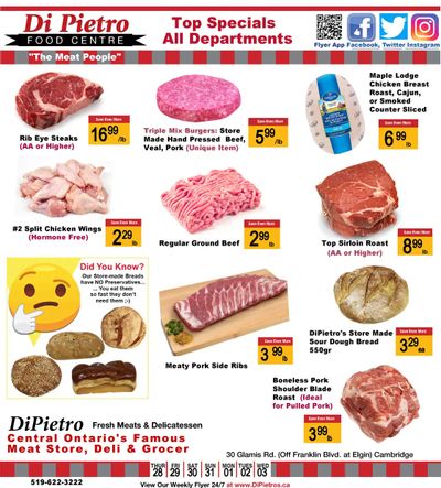 Di Pietro Food Centre Flyer July 28 to August 3