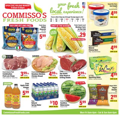 Commisso's Fresh Foods Flyer July 29 to August 4