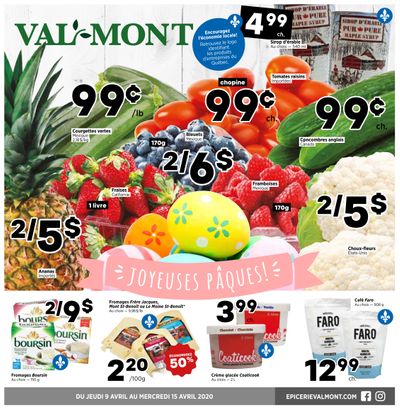 Val-Mont Flyer April 9 to 15