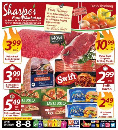 Sharpe's Food Market Flyer July 28 to August 3