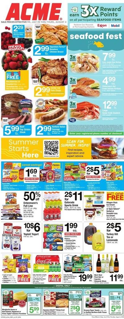 ACME (DE, NJ, NY, PA) Weekly Ad Flyer July 28 to August 4