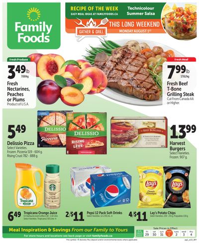 Family Foods Flyer July 29 to August 4