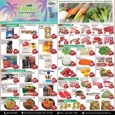 Ethnic Supermarket (Milton) Flyer July 29 to August 4