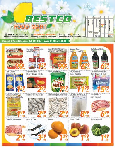 BestCo Food Mart (Etobicoke) Flyer July 29 to August 4