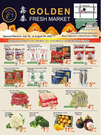 Golden Fresh Market Flyer July 29 to August 4