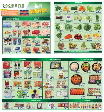 Oceans Fresh Food Market (Brampton) Flyer July 29 to August 4