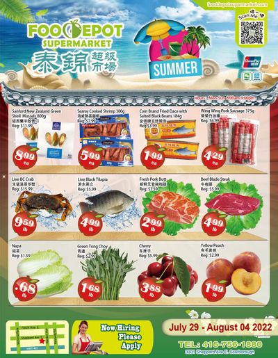 Food Depot Supermarket Flyer July 29 to August 4