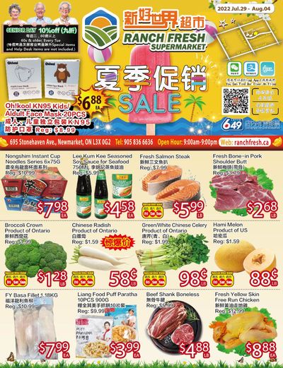 Ranch Fresh Supermarket Flyer July 29 to August 4