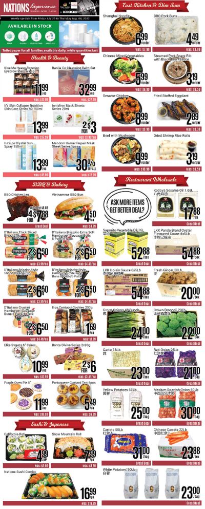 Nations Fresh Foods (Toronto) Flyer July 29 to August 4