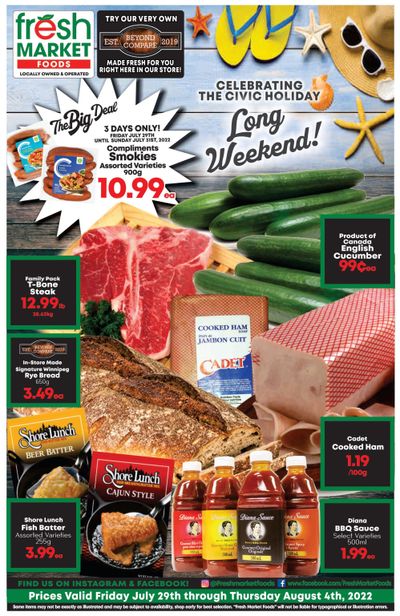 Fresh Market Foods Flyer July 29 to August 4