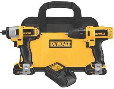 DEWALT DCK211S2 12-Volt Max Drill/Driver/Impact Driver Combo Kit On Sale $ 124.50 ( Save $ 50.50 ) at Amazon Canada