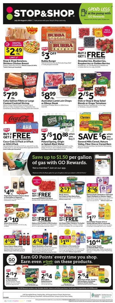 Stop & Shop (MA) Weekly Ad Flyer July 29 to August 5