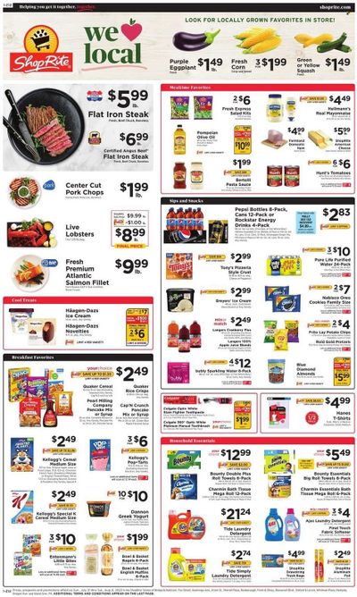 ShopRite (CT, DE, MD, NJ, NY, PA) Weekly Ad Flyer July 29 to August 5