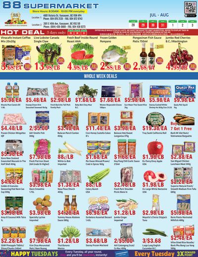 88 Supermarket Flyer July 28 to August 3