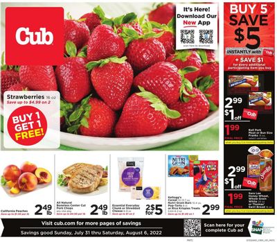 Cub Foods (MN) Weekly Ad Flyer July 31 to August 7
