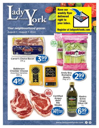 Lady York Foods Flyer August 1 to 7