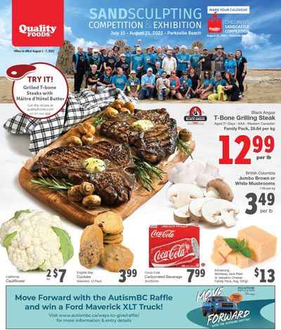 Quality Foods Flyer August 1 to 7