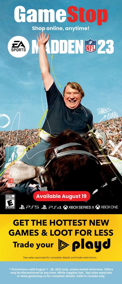 GameStop Flyer August 1 to 28