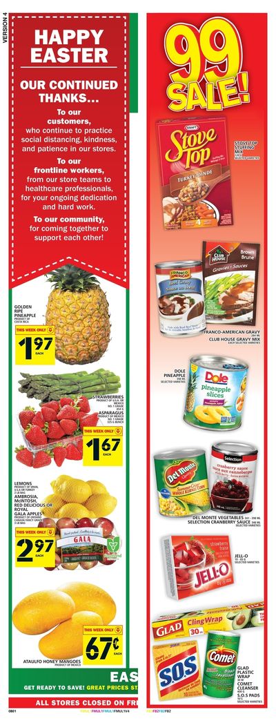 Food Basics (GTA, Kitchener and London Area) Flyer April 9 to 15