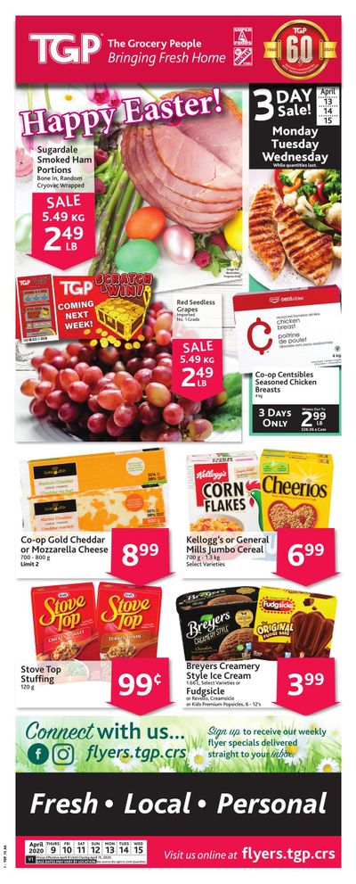TGP The Grocery People Flyer April 9 to 15