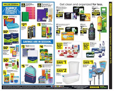 Dollar General Weekly Ad Flyer August 1 to August 8