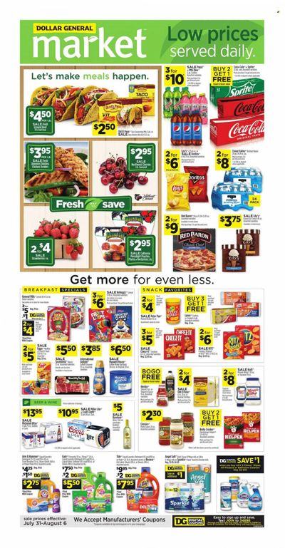 Dollar General (GA) Weekly Ad Flyer August 1 to August 8