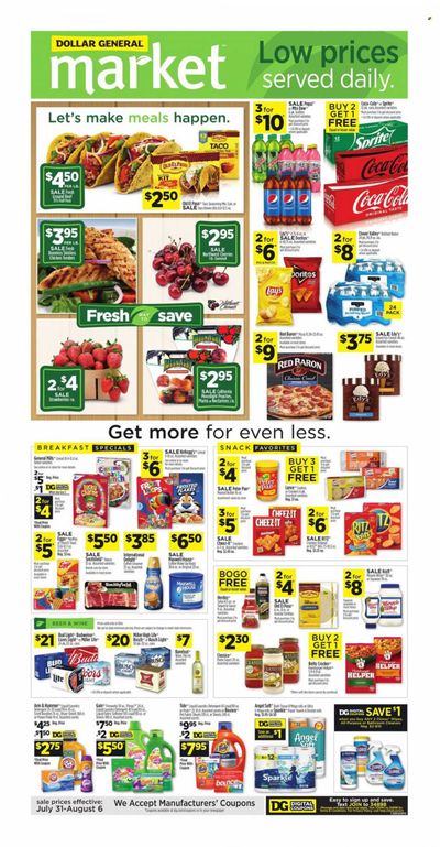 Dollar General (OH) Weekly Ad Flyer August 1 to August 8