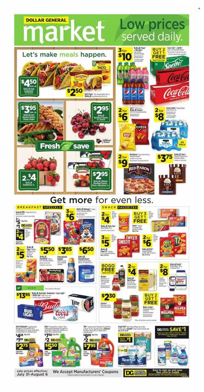 Dollar General (MS) Weekly Ad Flyer August 1 to August 8
