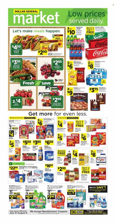 Dollar General (OK) Weekly Ad Flyer August 1 to August 8