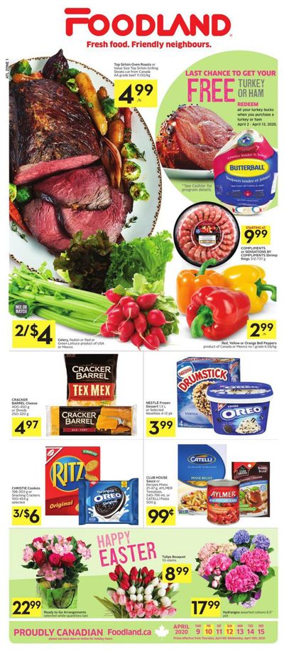 Foodland (Atlantic) Flyer April 9 to 15