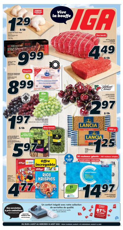 IGA (QC) Flyer August 4 to 10 IGA (QC) Flyer August 4 to 10