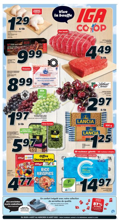 IGA (NB) Flyer August 4 to 10