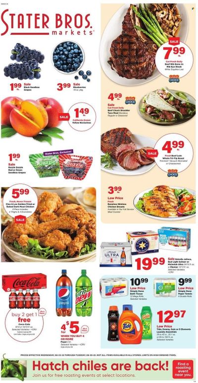Stater Bros. (CA) Weekly Ad Flyer Specials August 3 to August 9, 2022