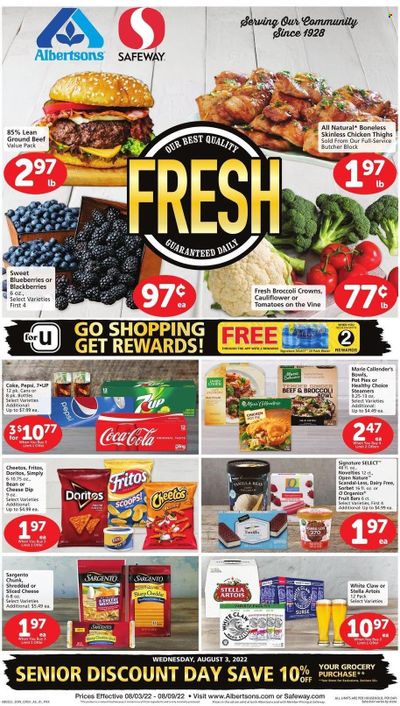 Safeway (AZ, CO, ID, MT, NE, NM) Weekly Ad Flyer Specials August 3 to August 9, 2022