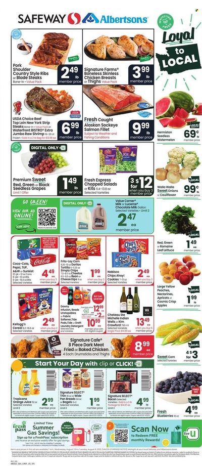 Safeway (WA) Weekly Ad Flyer Specials August 3 to August 9, 2022