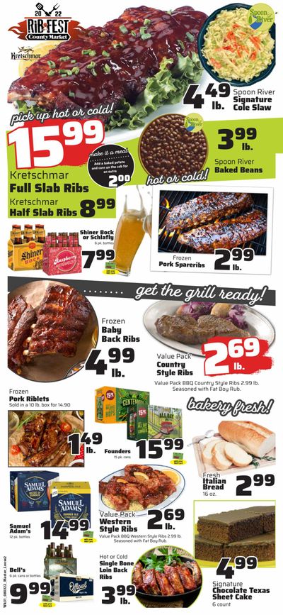 County Market (IL, IN, MO) Weekly Ad Flyer Specials August 3 to August 9, 2022