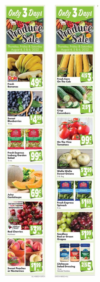 Rosauers (ID, MT, OR, WA) Weekly Ad Flyer August 2 to August 9