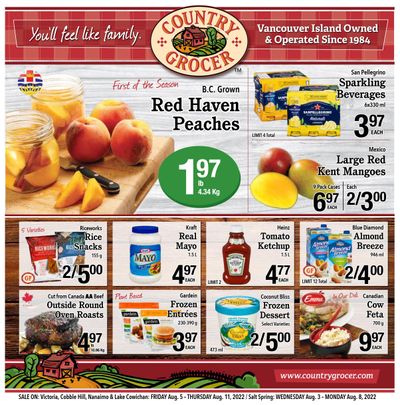 Country Grocer (Salt Spring) Flyer August 3 to 8