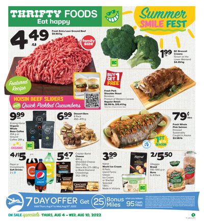 Thrifty Foods Flyer August 4 to 10