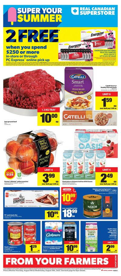 Real Canadian Superstore (ON) Flyer August 4 to 10
