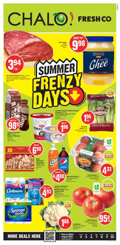 Chalo! FreshCo (ON) Flyer August 4 to 10