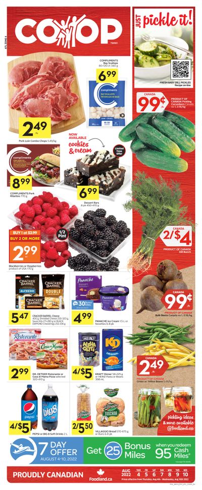 Foodland Co-op Flyer August 4 to 10