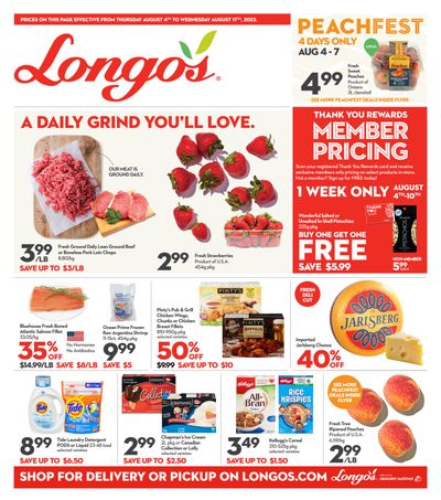 Longo's (Liberty Village) Flyer August 4 to 17