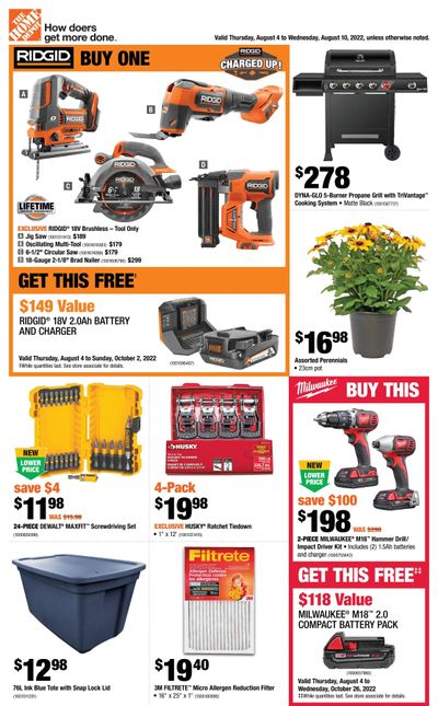 Home Depot (ON) Flyer August 4 to 10