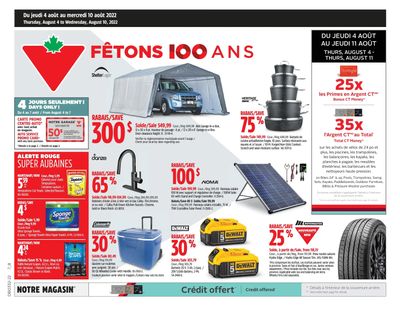 Canadian Tire (QC) Flyer August 4 to 10
